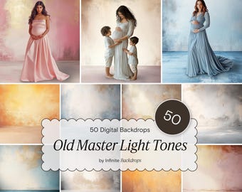 Light Old Master Backdrops, Maternity Background, Fine Art Textures, Portrait Overlays, Studio Backdrop Overlays, Digital Backgrounds