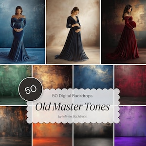 Old Master Backdrops Mutterschaft Hintergrund Texturen, Portrait Overlays Studio Backdrop Overlays Fotografie, Digitale Hintergründe