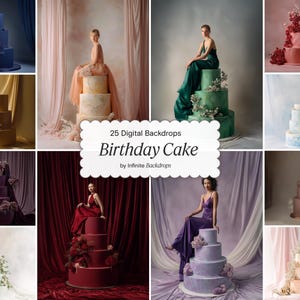 Bakgrunder för födelsedagstårta, digital graviditetsbakgrund, festdekorationer, tårtfotorekvisita, studiofotografering, JPG