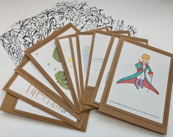 The Little Prince Blank Greeting Cards, Set of 10