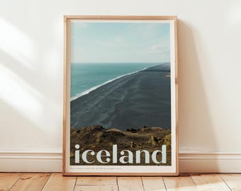 Islandsk fotografiposter – Fantastisk konstposter av Islands majestätiska landskap, perfekt för hem- eller kontorsinredning.