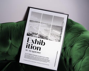 Exhibition Bondi Beach Poster