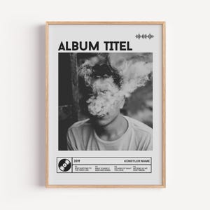 Personalized Music Album Poster, Personalized Album Design, Personal Music Gift, Custom Album Cover Print, Wedding Gift | Digital Download