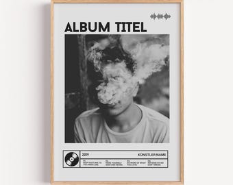Personalized Music Album Poster, Personalized Album Design, Personal Music Gift, Custom Album Cover Print, Wedding Gift | Digital Download