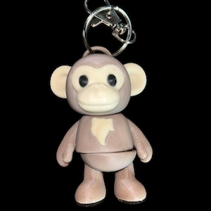 Flexi Monkey Keychain