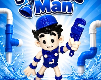 Figura del fontanero Plumbit Man