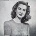 Vintage Knitting Pattern 1940s Women's Lacy Sweater Jumper 40s original pattern Bestway No. 1934 UK WW2 WWII era