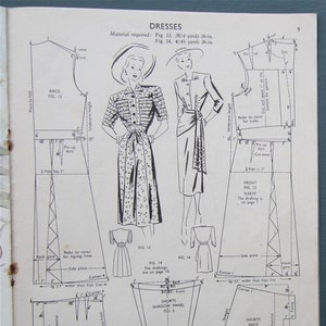 The Haslam System of Dresscutting Illustrated Book of Draftings for ...