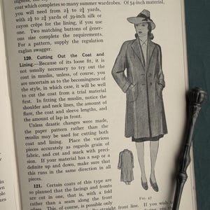 Tailored Garments Woman's Institute of Domestic Arts & Sciences vintage 1930s 1940s dressmaking book 30s 40s women's men's boys tailoring
