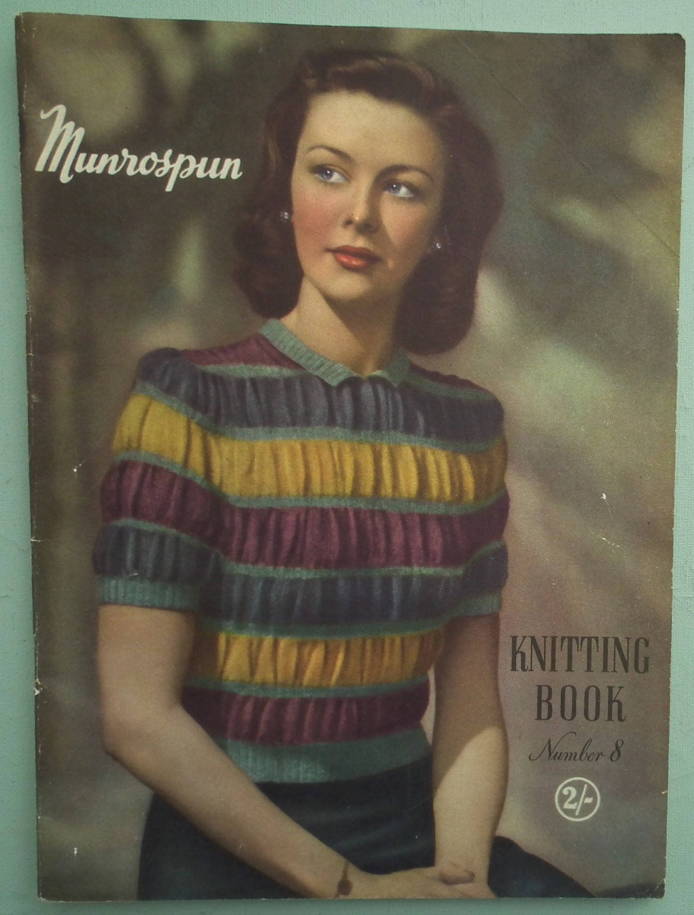 Munrospun Knitting Book No. 8 Vintage 1940s Knitting Patterns Etsy UK