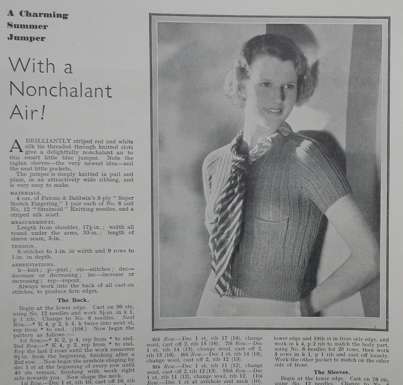 Vintage 1930s Needlecrafts Magazine the Needlewoman July 1935 - Etsy