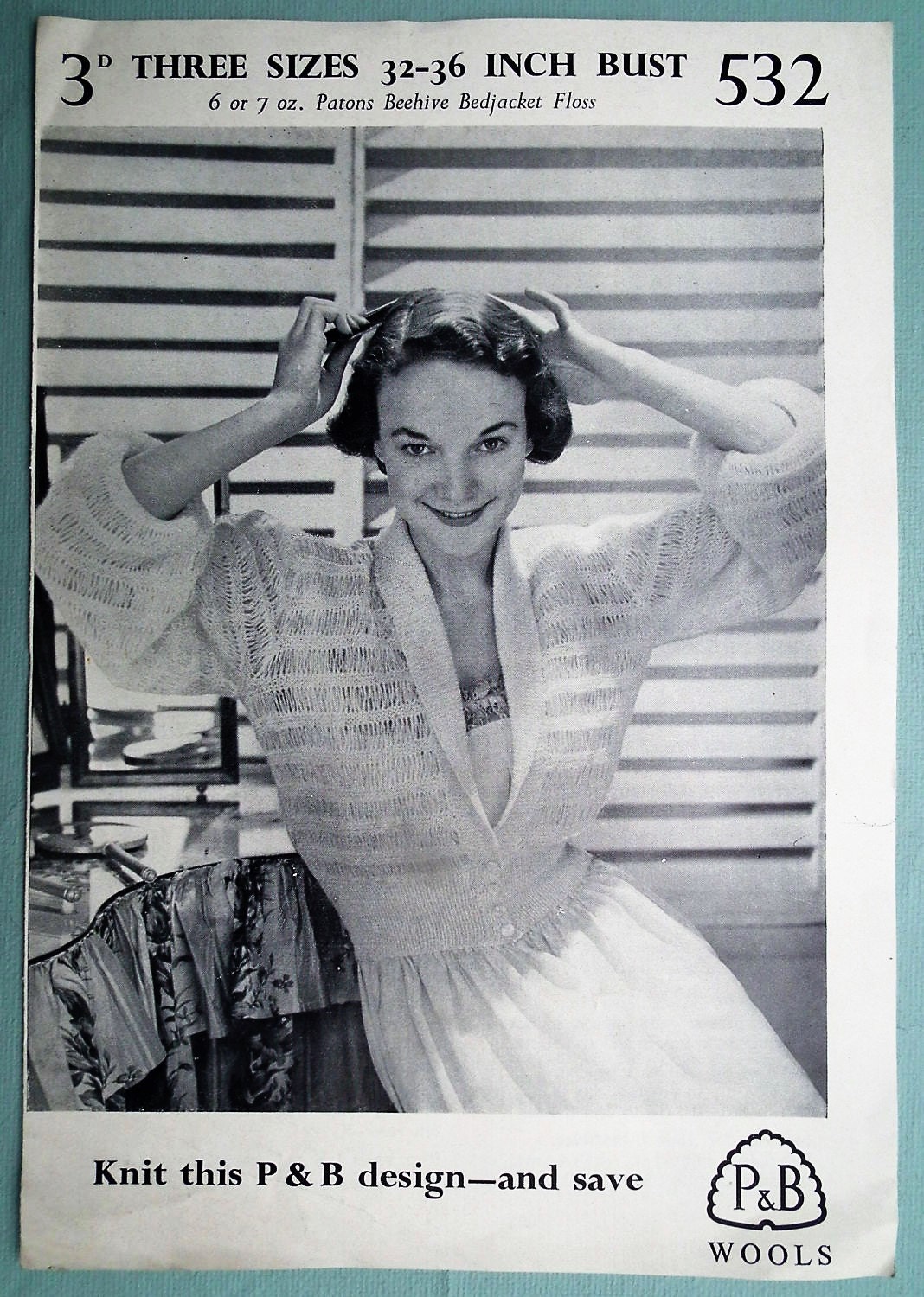 Vintage 1940s 1950s Knitting Pattern Women's Dressing - Etsy