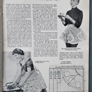 Vintage 1950s craft magazine Pins and Needles / Weekend Workshop No. 47 original knitting crochet patterns woodworking 50s mid-century homes image 8