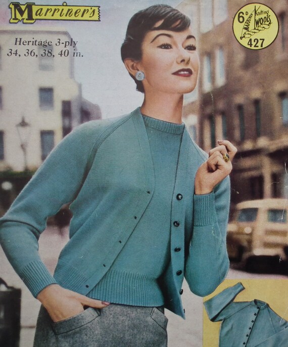 50s sweater set