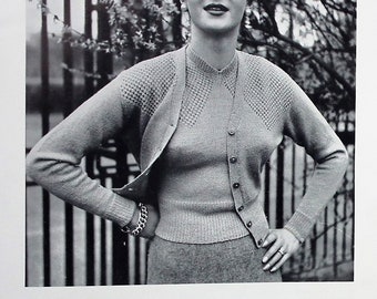 Munrospun Knitting Book No 14 Vintage 1940s 1950s Original