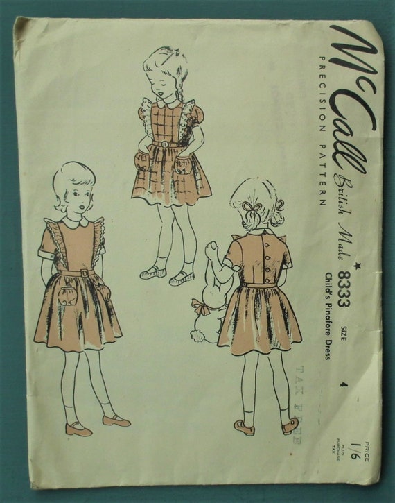 1950s pinafore dress