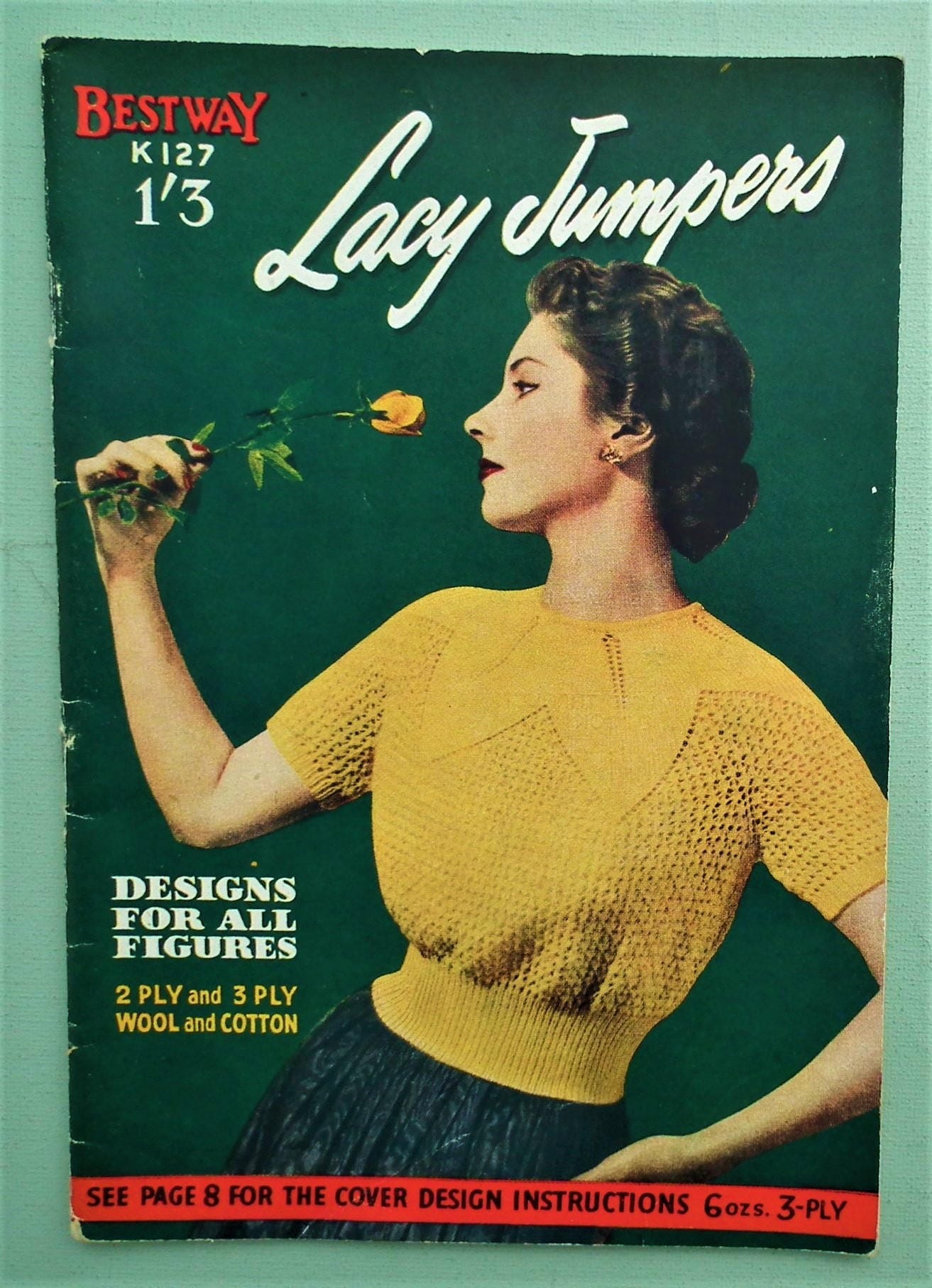 Vintage Knitting Patterns Book 1940s 1950s Women S Lacy Etsy Vintage Knitting Patterns Book 1940s 1950s Women S Lacy Etsy