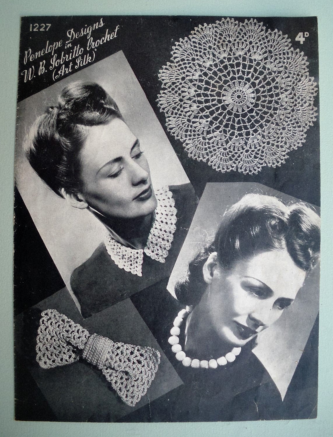 30 Doily Dress Crochet Patterns for Charming Wearables and Vintage Lace Ideas 25 1940s Women’s Fashion Accessories Crochet Pattern