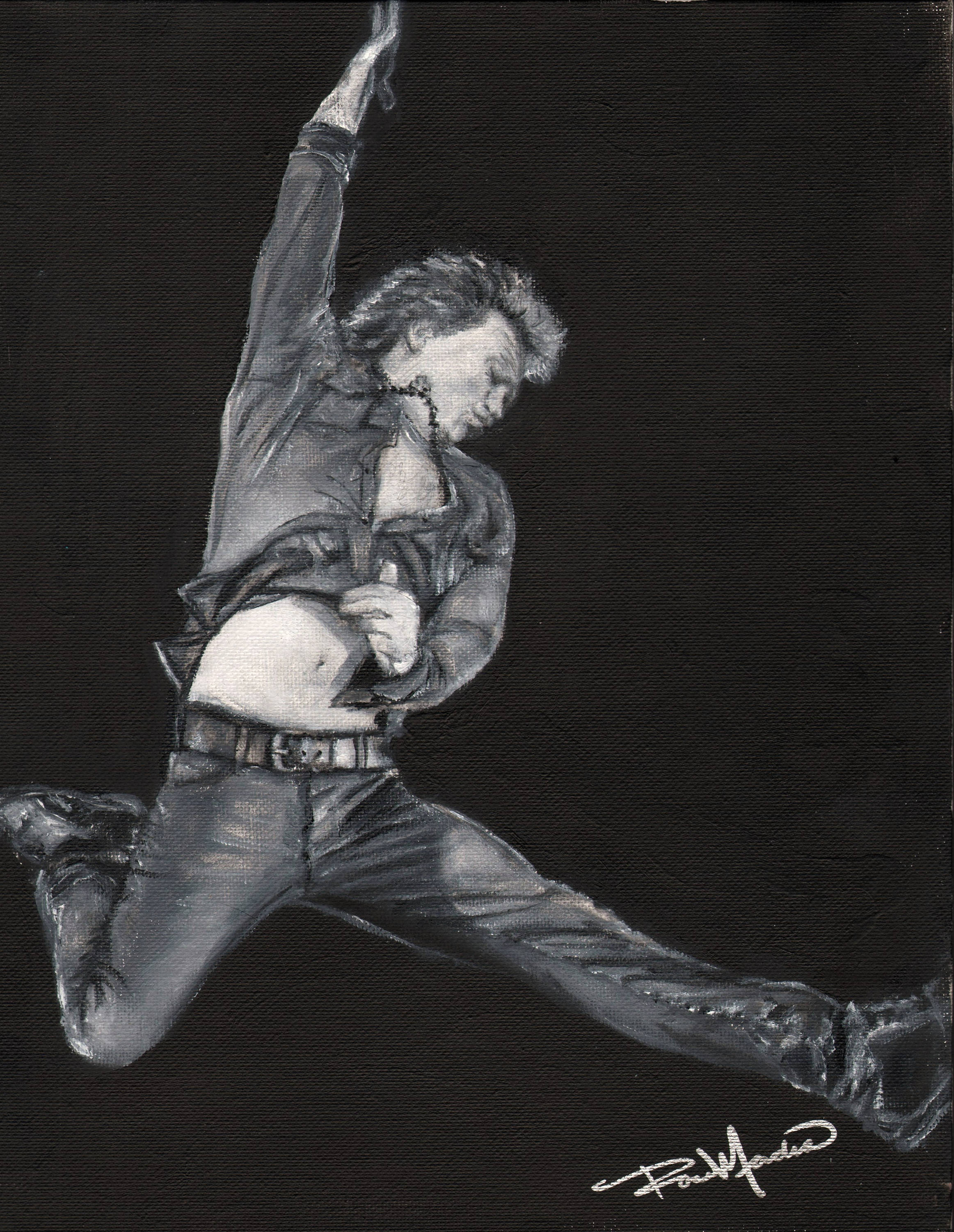 Jon Bon Jovi's Famous JUMP. A Print From the Original Oil Painting