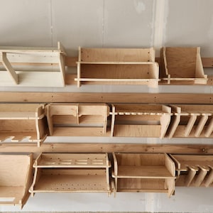 Sistema completo di organizzazione del garage con tacchetti francesi - Tutti i 13 articoli mostrati in questo negozio in un unico acquisto - Friction Fit (solo file digitali)
