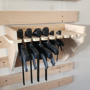 File DXF per rack di stoccaggio Trigger Clamp - Sistema di tacchette francesi (accoppiamento a frizione, senza viti)