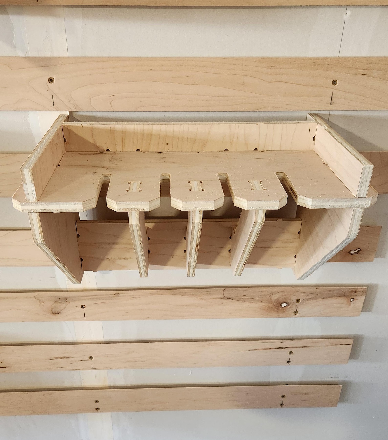 Friction Fit Guard Storage Racks Large F-clamp Storage Rack DXF Files - French Cleat System (friction ...