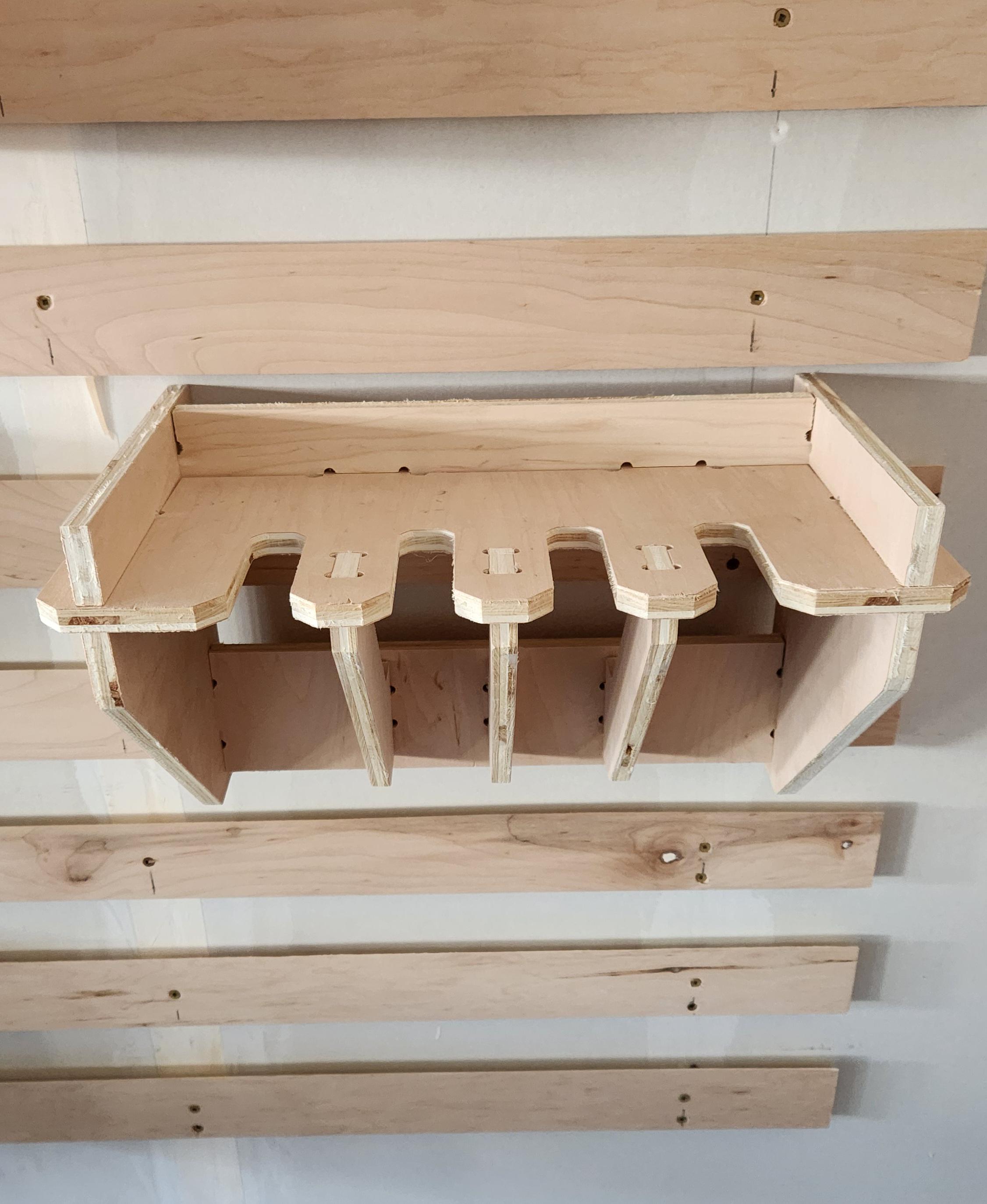Friction Fit Guard Storage Racks Bar Clamp Organizing Rack DXF Files - French Cleat System (friction Fit ...