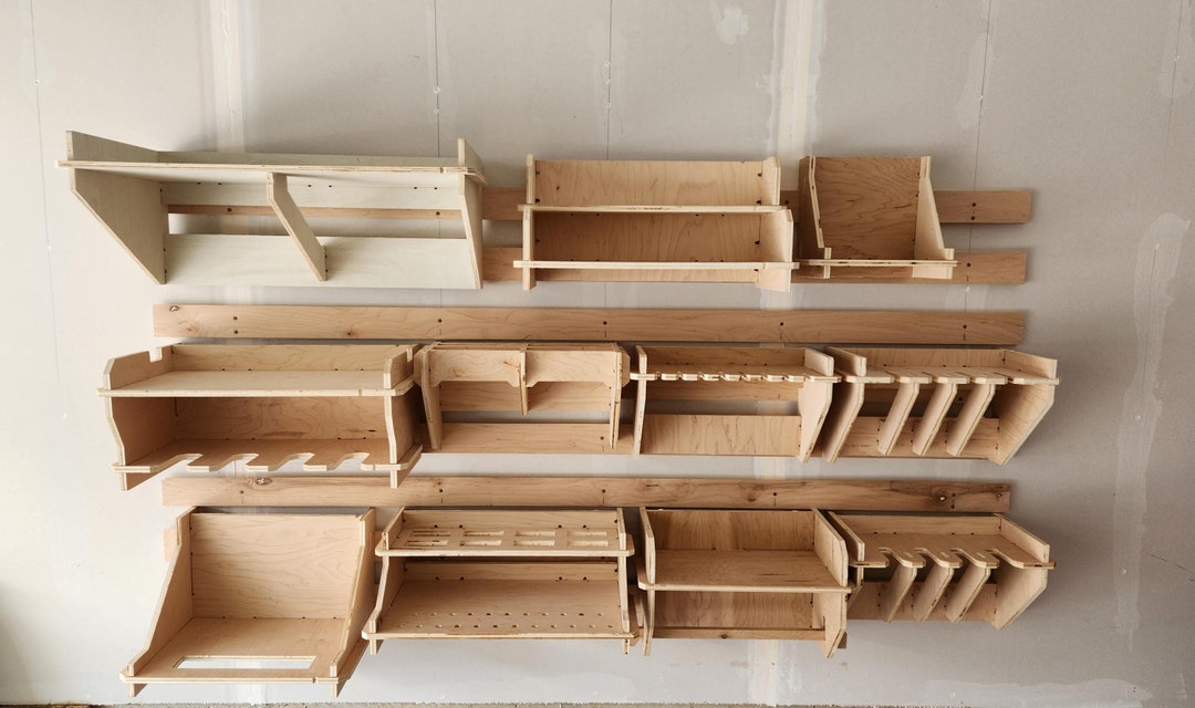 Digital CNC Machine Files - Full French Cleat Garage Organization ...