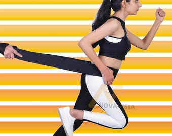 76 Inch Extended-length Fabric Resistance Bands Heavy Duty