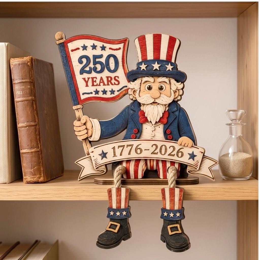 Wooden Primitive Uncle Sams - Etsy