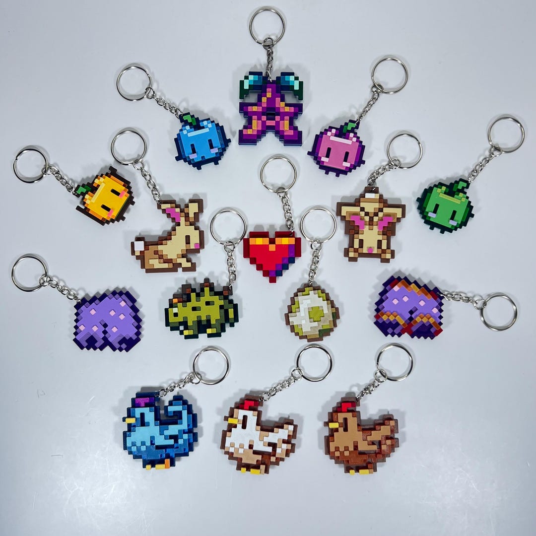 Stardew Valley Keychain - Etsy