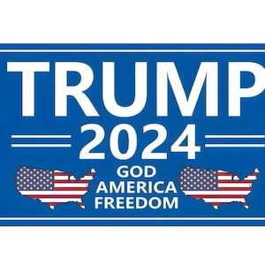 TRUMP 2024 God America Freedom