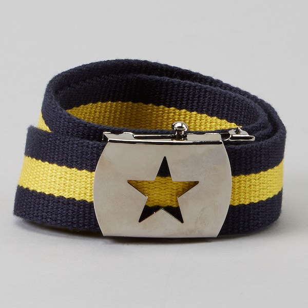 Star Buckle interchangeable belt. Buckle is available with any color