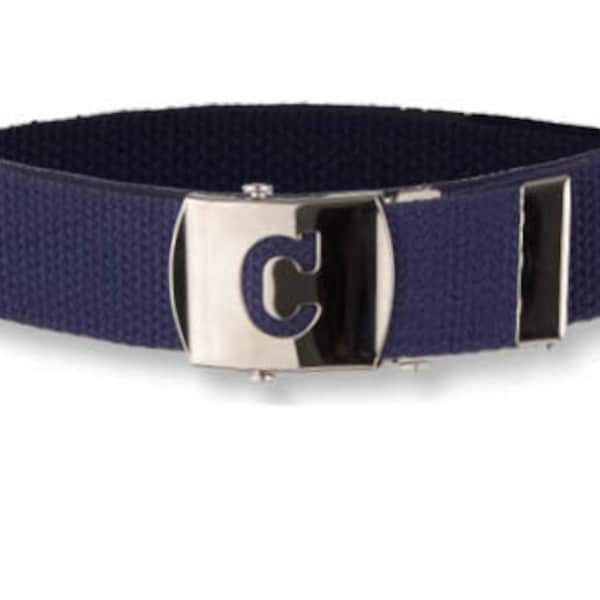 Kids Initial Belt NAVY BLUE School Uniform Boys and Girls ALL Ages