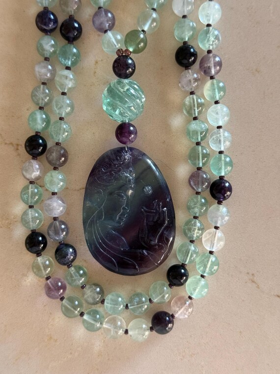 Fluorite Mala/prayer Beads