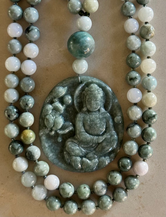 Burmese Jade Mala/Prayer Beads