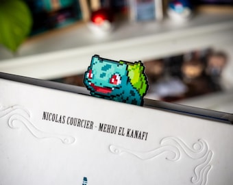 Handcrafted Bulbasaur Bookmark: Gift for readers