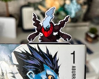Darkrai Bookmark for Pokémon Fans: Handcrafted art for readers and book enthusiasts