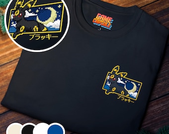 Handcrafted Artwork Pixel Art Shirt: Gamer Anime Tee for Adults & Kids