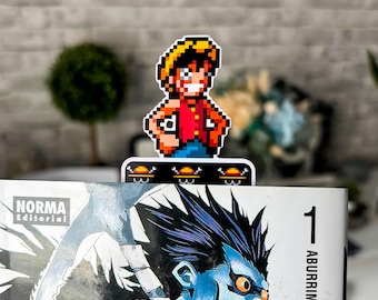 Handcrafted Luffy Bookmark: Gift for readers