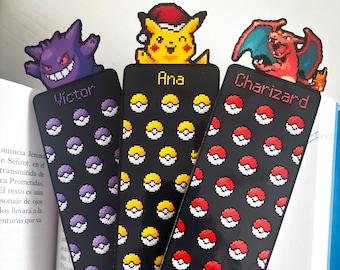 Create your Pokémon Bookmark: Custom Handcrafted Art, Personalized for Him, Her, Kids