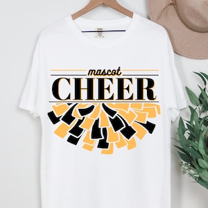 Cheer Svg Png, Cheerleading Svg, Cheerleader front back Svg, Cheer Mom Svg, Pom poms Svg, Megaphone Svg, Svg Files for Cricut