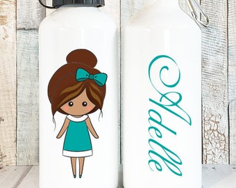 Kids Personalized Water Bottle, Personalized Gift for Kid, Christmas Gifts, Flower Girl Gift, Kids Water Bottle, Monogram Water Bottle