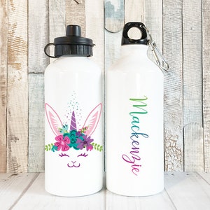 Thermos Unicorn Rainbow Kids Plastic Water Bottle with Spout Lid