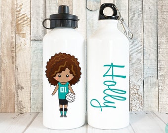 Personalized Volleyball Water Bottle Girls, Personalized Kids Water Bottle for Kids, Personalized Water Bottles Personalized, 20 oz Aluminum