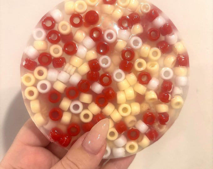 Red+Cream Picky Pad- Sensory fun for anxiety + ADHD -Satisfying your urge to pick