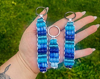 CUSTOM Fidget Bead Spin Keychain/Toy - great to keep busy hands satisfied- anxiety, ADHD, stimming