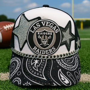 Raiders Bling Cap - Etsy display picture 2