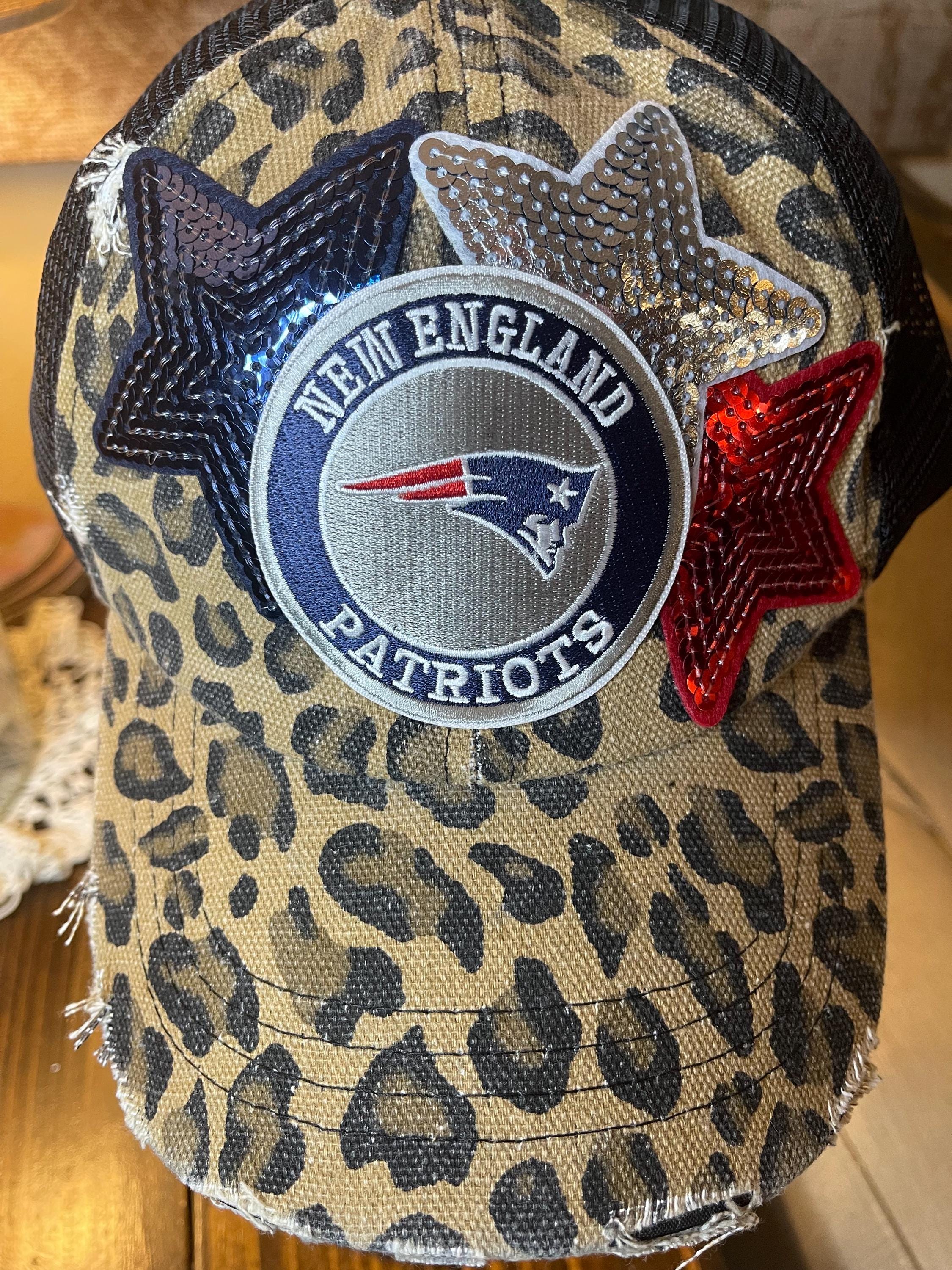 Bling New England Patriots Women’s Beanie | Swarovski Style Rhinestone NFL Hat New England Patriots Beanies - Etsy main image 4