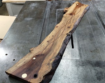 Live Edge Apple Wood Charcuterie Board - Long Table Runner Style